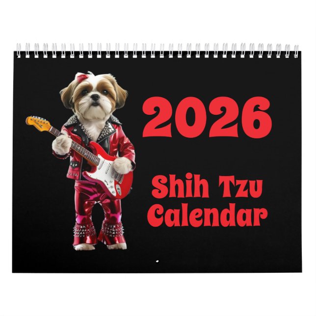 Calendario de Shih Tzu (Tapa)