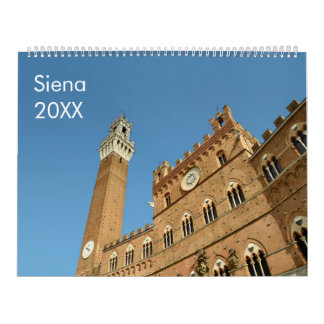 Calendario de Siena (Italia) de 12 meses