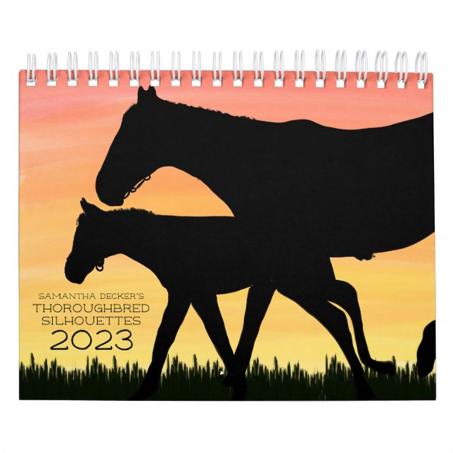 Calendario de siluetas toscadas 2023 (Tapa)