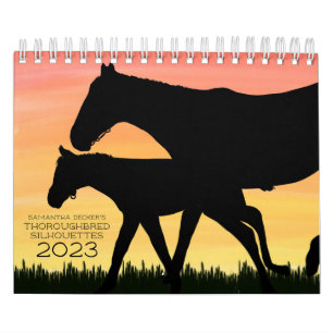 Calendario de siluetas toscadas 2023