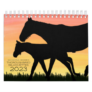 Calendario de siluetas toscadas 2023