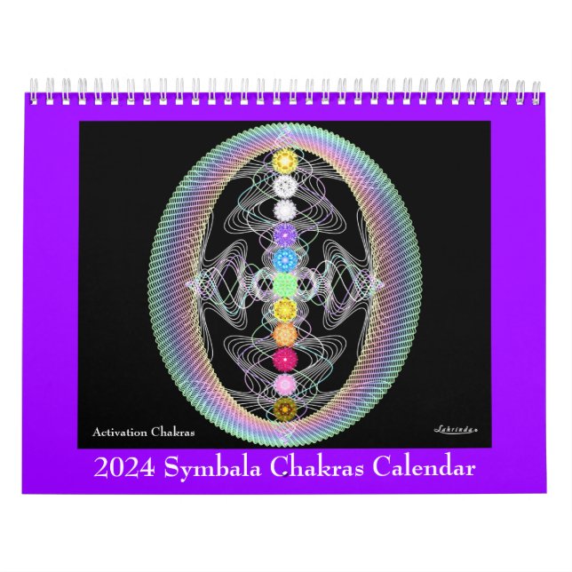 Calendario de simbala chakras 2024 (Tapa)