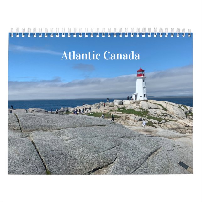 Calendario de Sitios y Atracciones de Canadá Atlán (Tapa)