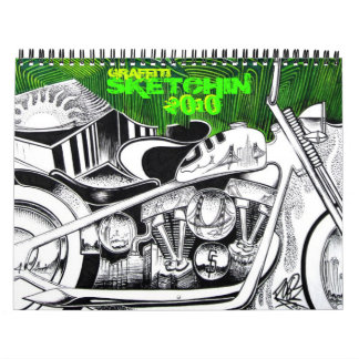 Calendario de Sketchin 2010 de la pintada