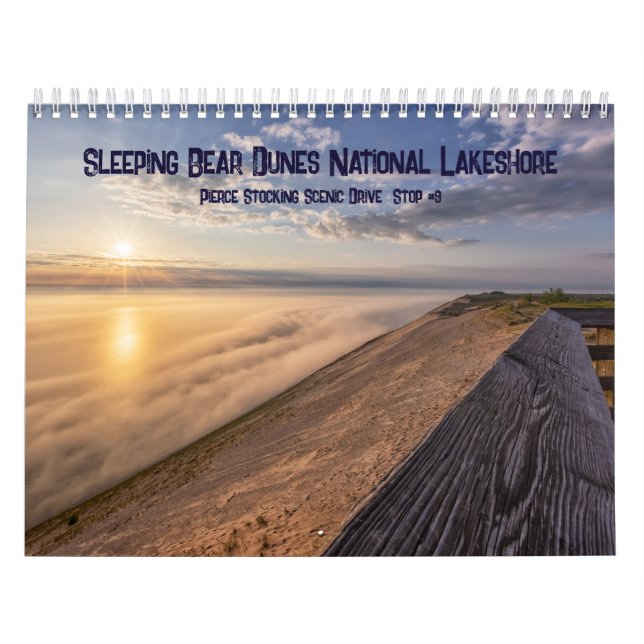 Calendario de Sleeping Bear Dunes (Tapa)