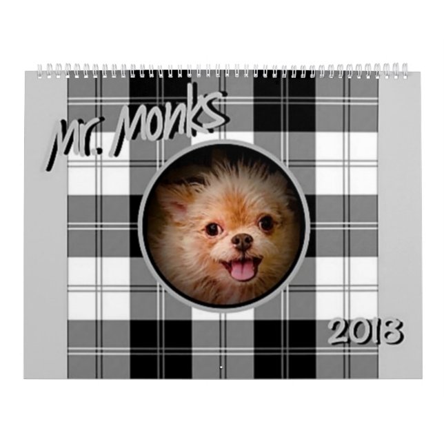 Calendario de Sr. Monks 2018 (Tapa)