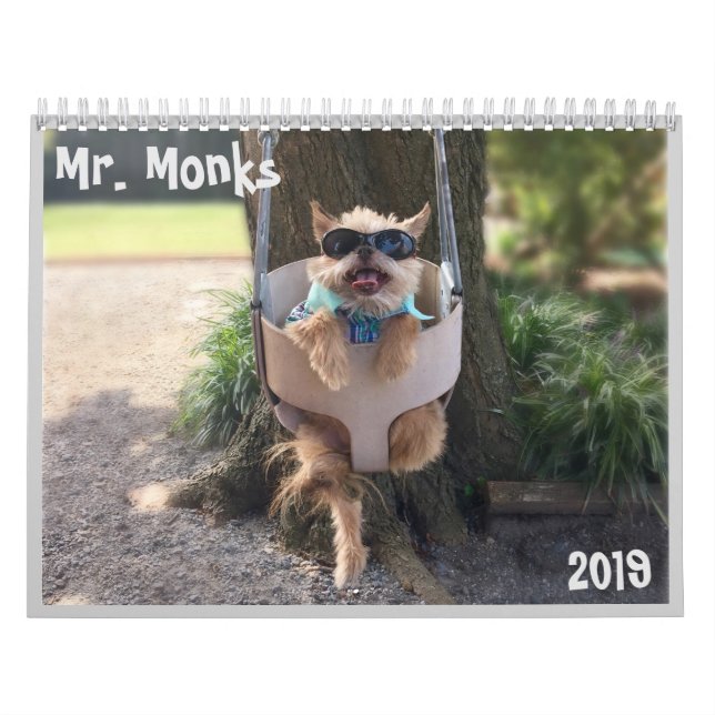 Calendario de Sr. Monks 2019 (Tapa)
