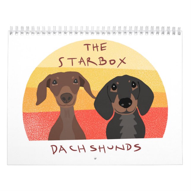 Calendario de Starbox Dachshunds 2026 (Tapa)