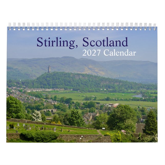 Calendario de Stirling Escocia 2026 (Tapa)