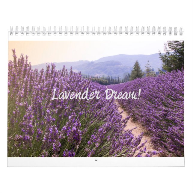 Calendario de sueño de Lavender (Tapa)