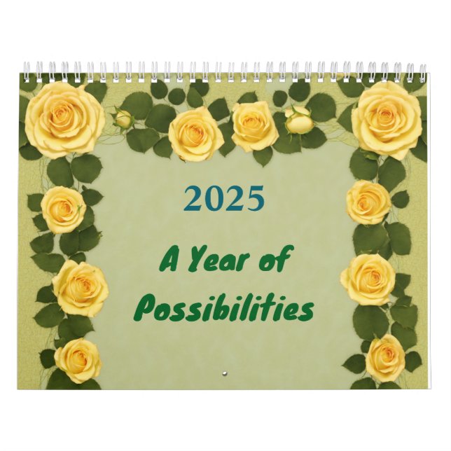 Calendario de sueños de año nuevo 2025 (Tapa)