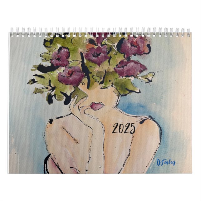 Calendario de sueños de flores silvestres 2025 (Tapa)