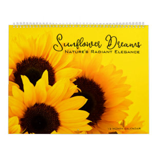 Calendario de sueños de girasol