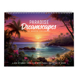 Calendario de sueños de paraíso