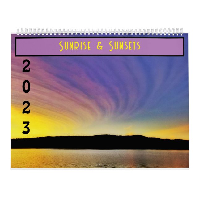 Calendario de Sunrise & Sunsets 2023 | Idaho (Tapa)