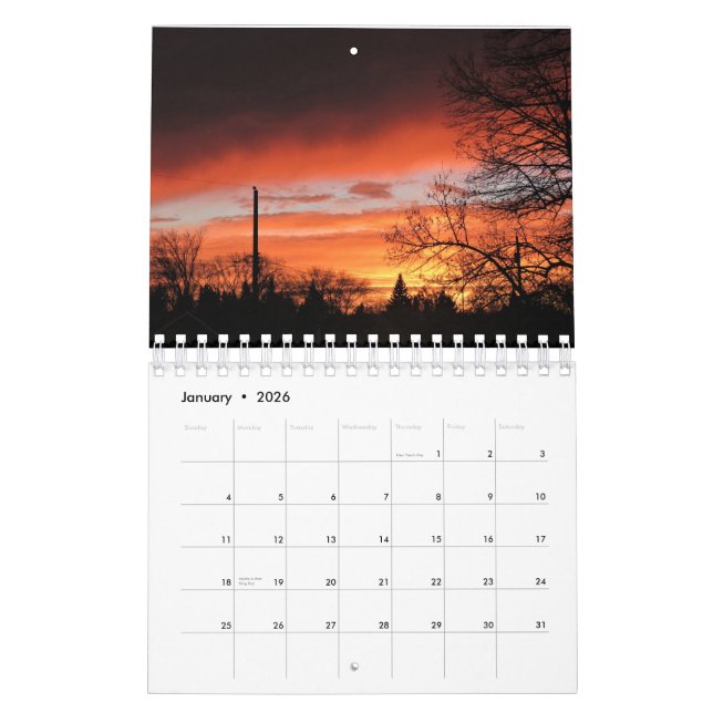 Calendario de Sunset (Jan 2026)