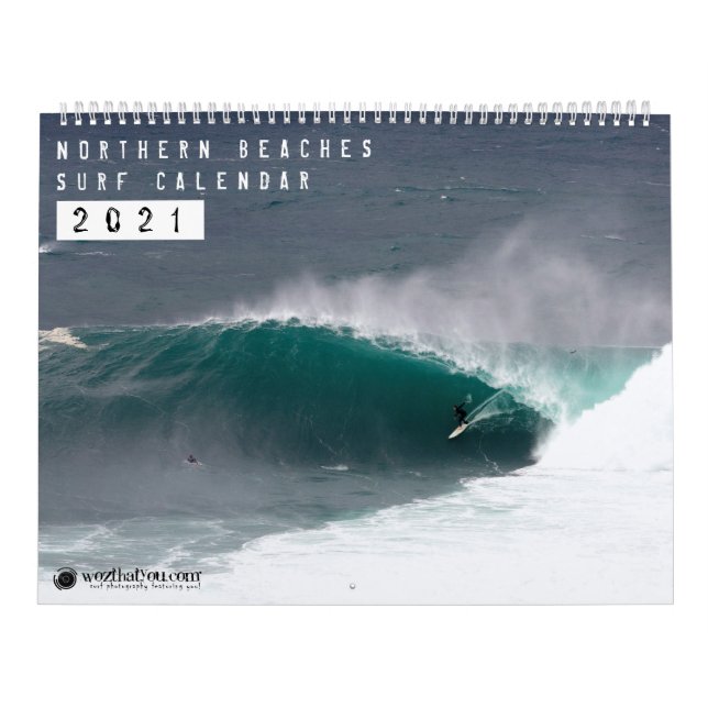 Calendario de surf de las Playas del Norte 2021 (Tapa)
