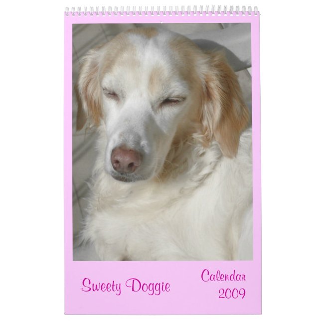 Calendario de Sweety Doggie 2009 (Tapa)