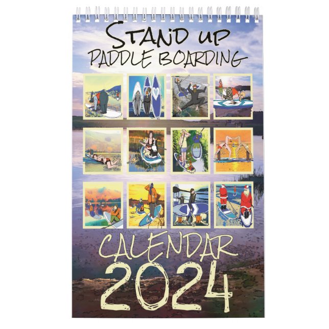 Calendario de tablero de aletas de respaldo 2024 (Tapa)