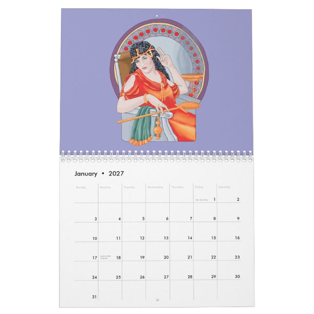Calendario de Tarot (Jan 2027)