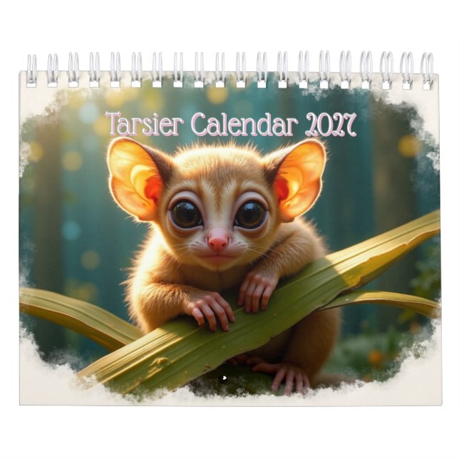 Calendario de Tarsier 2027 (Tapa)