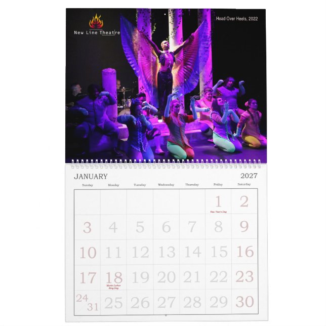 Calendario de Teatro de Nueva Línea 2025 (Jan 2027)