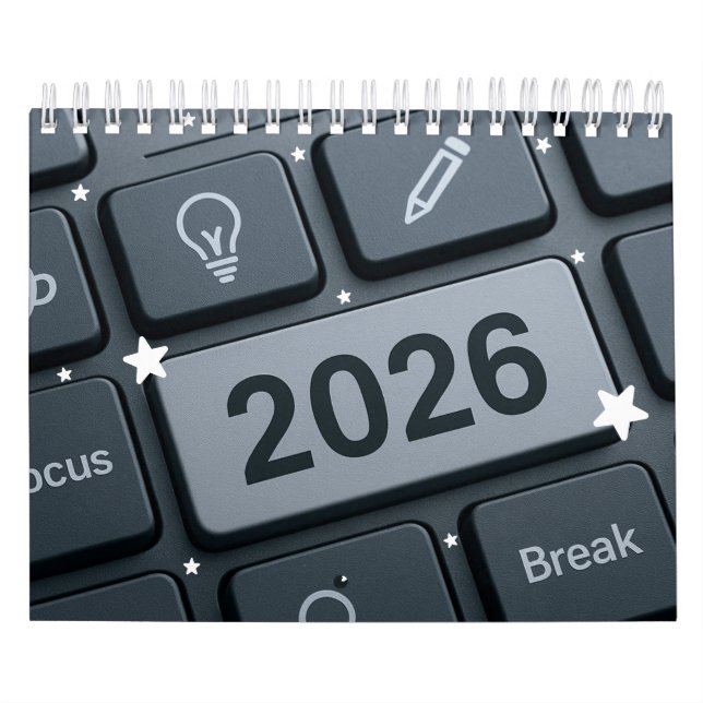 Calendario de teclado 2026: donde cada clave cuent (Tapa)