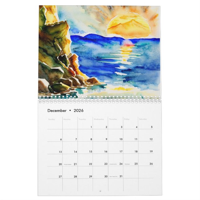 Calendario De Temporada Del Año (Dec 2026)