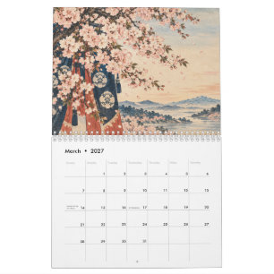Calendario de Temporadas Japonesas 2027 Estilo U