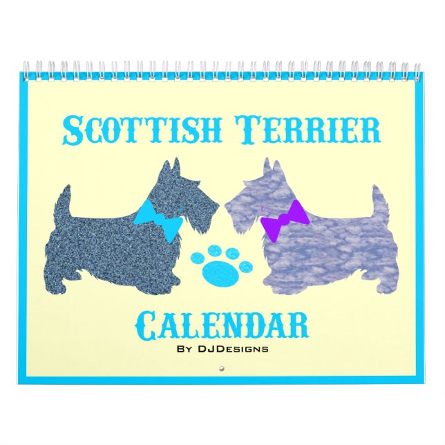 Calendario de Terrier del escocés (Tapa)
