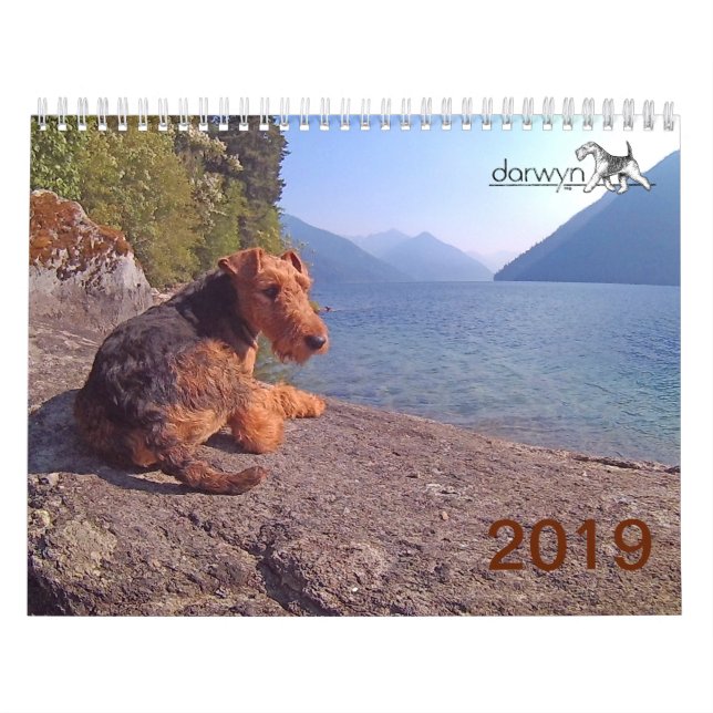 Calendario de Terrier galés (Tapa)