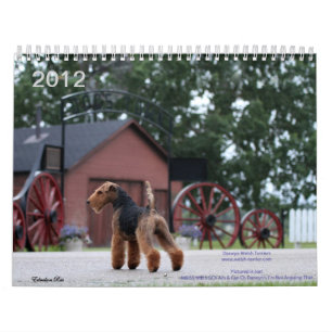 Calendario de Terrier galés 2012 por Darwyn