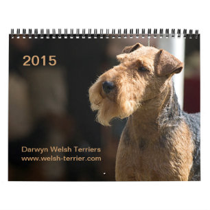 Calendario de Terrier galés 2015 por Darwyn