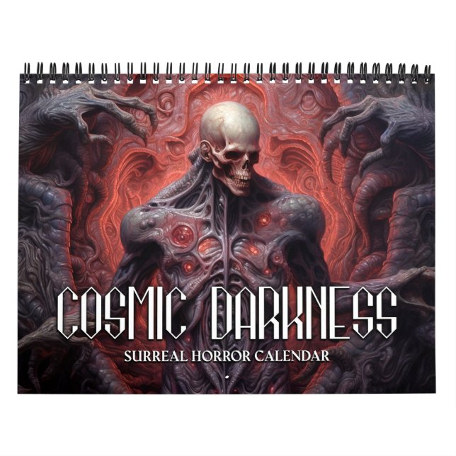 Calendario de terror surrealista Cosmic Darkness 2 (Tapa)