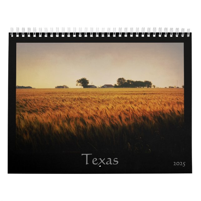 Calendario de Texas 2025 (Tapa)