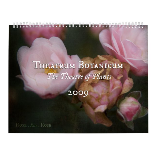 Calendario de Theatrum Botanicum 2009 (Tapa)