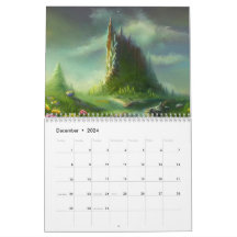 Calendario de tierras de fantasía