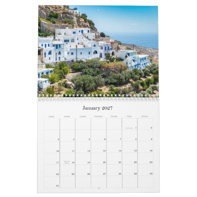 Calendario de Tinos (Jan 2027)
