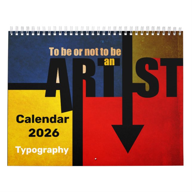 Calendario de tipografía (Tapa)