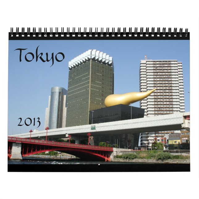 calendario de Tokio Japón 2013 (Tapa)