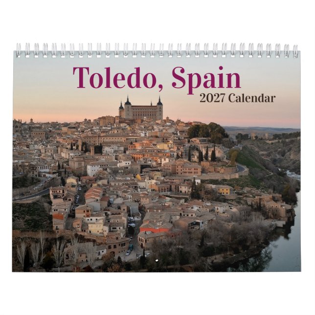 Calendario de Toledo, España 2027 (Tapa)
