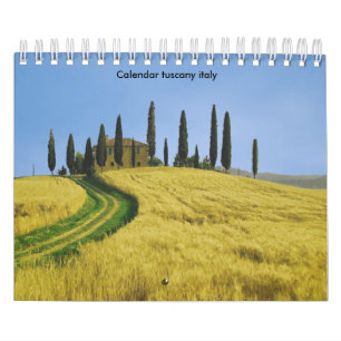 Calendario de Toscana Italia
