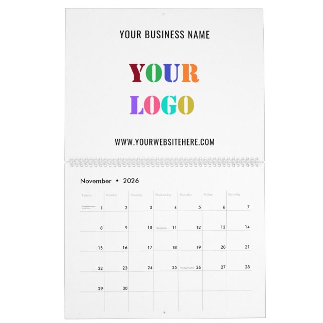 Calendario de trabajo de promoción de personalizad (Nov 2026)