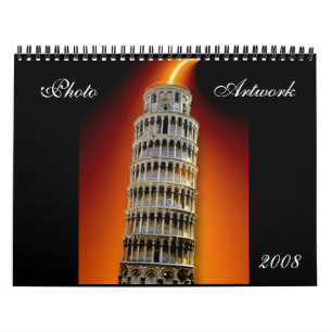 Calendario de trabajo fotográfico 2008