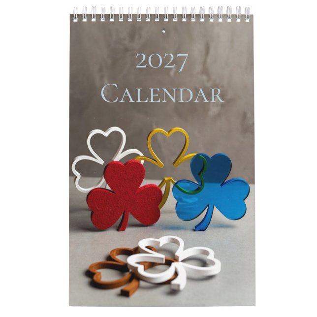 Calendario de Tréboles de 2027 (Tapa)
