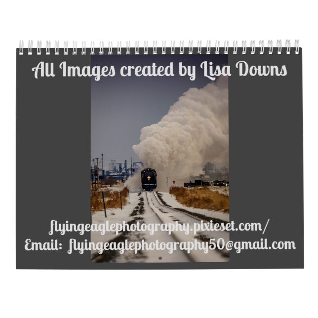 Calendario de tren personalizado (Reverso)