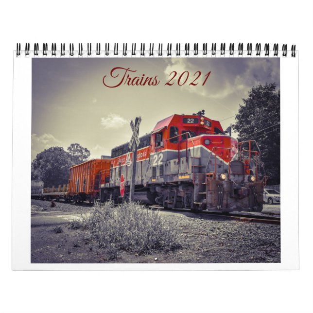 Calendario de trenes 2021 (Tapa)
