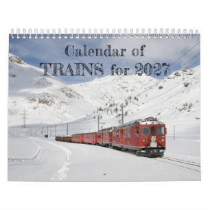 Calendario de Trenes para Vapor y Diésel 2027