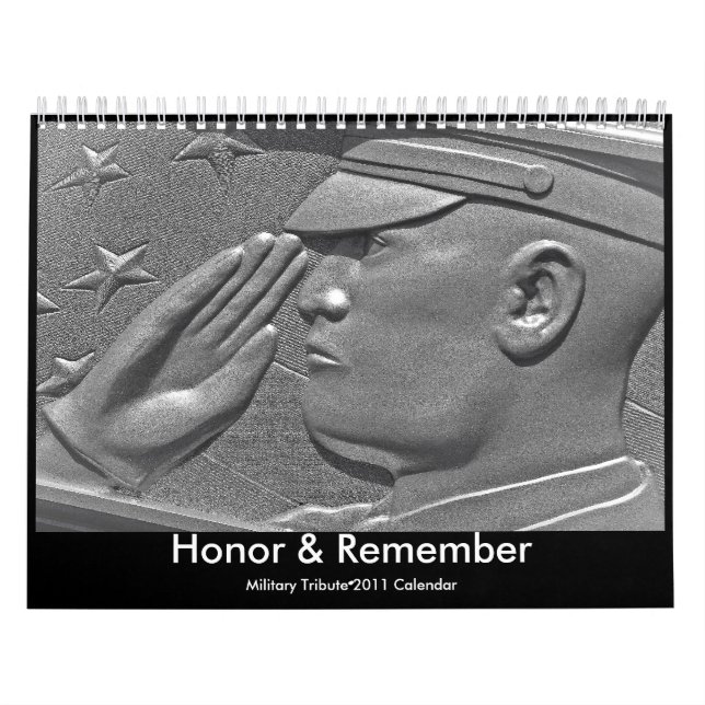 Calendario de tributos de honor militar de 2011 (Tapa)