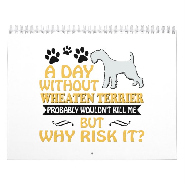 Calendario de trigo 2019 de Terrier 2020 regalos (Tapa)